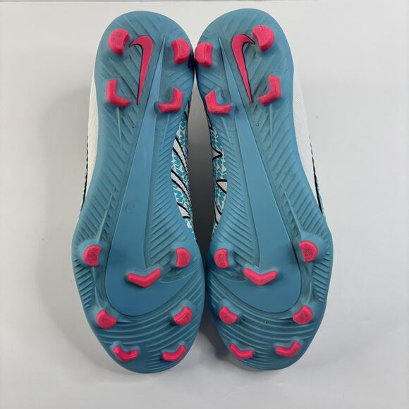 Nike Mercurial Vapor 15 Club FG/MG White Blue Soccer Cleats DJ5963-146 Size 7 - Picture 7 of 11